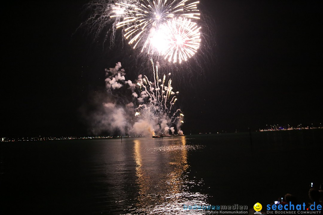 SEENACHTFEST mit Feuerwerk: Konstanz am Bodensee, 12.08.2017