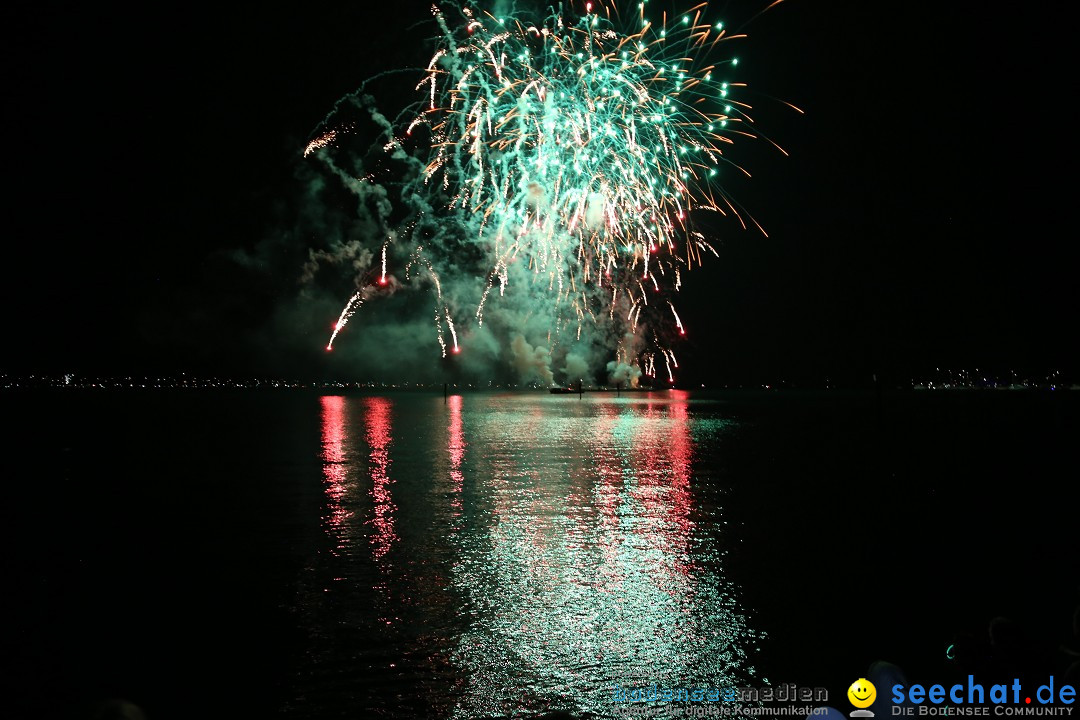 SEENACHTFEST mit Feuerwerk: Konstanz am Bodensee, 12.08.2017