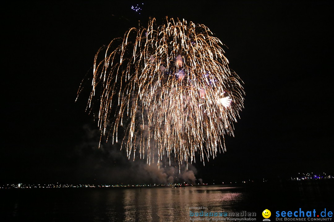 SEENACHTFEST mit Feuerwerk: Konstanz am Bodensee, 12.08.2017