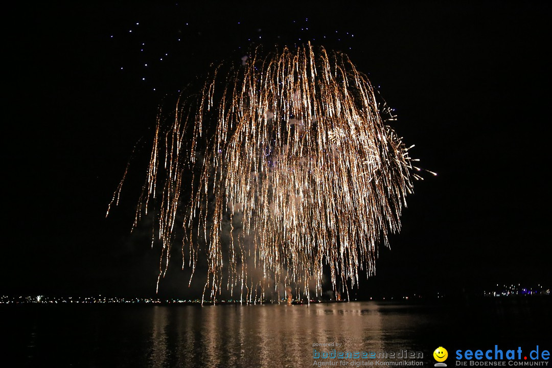 SEENACHTFEST mit Feuerwerk: Konstanz am Bodensee, 12.08.2017