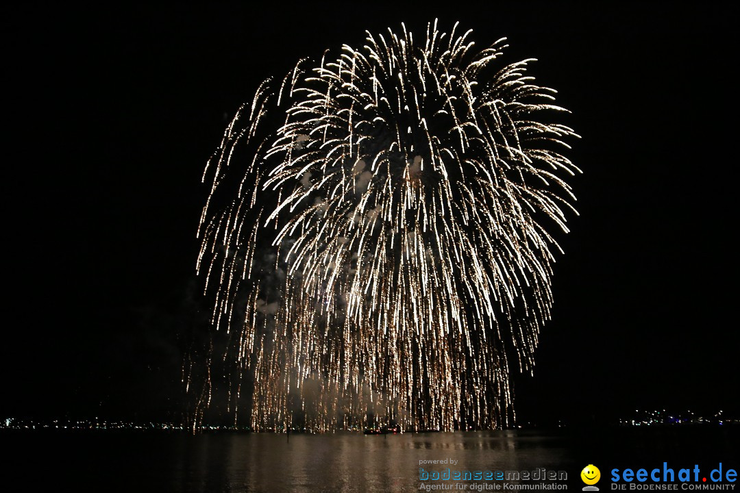 SEENACHTFEST mit Feuerwerk: Konstanz am Bodensee, 12.08.2017