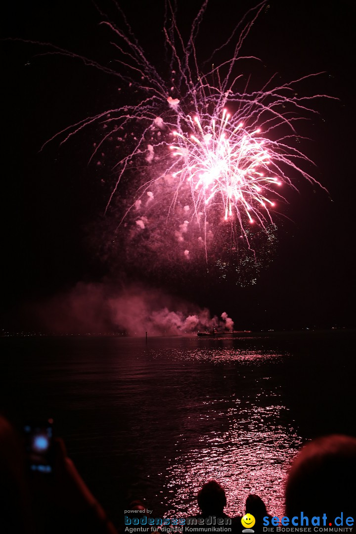 SEENACHTFEST mit Feuerwerk: Konstanz am Bodensee, 12.08.2017