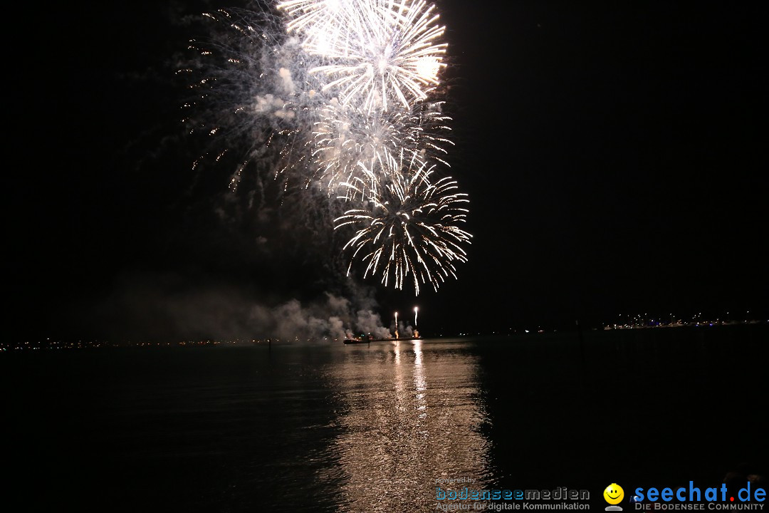 SEENACHTFEST mit Feuerwerk: Konstanz am Bodensee, 12.08.2017