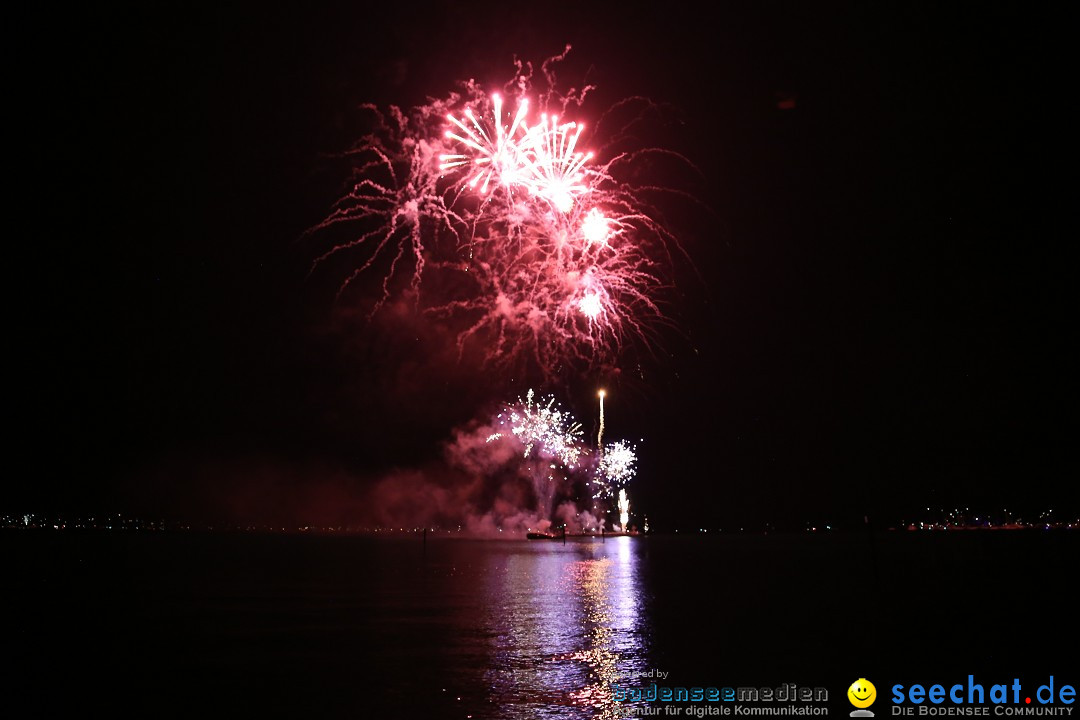 SEENACHTFEST mit Feuerwerk: Konstanz am Bodensee, 12.08.2017