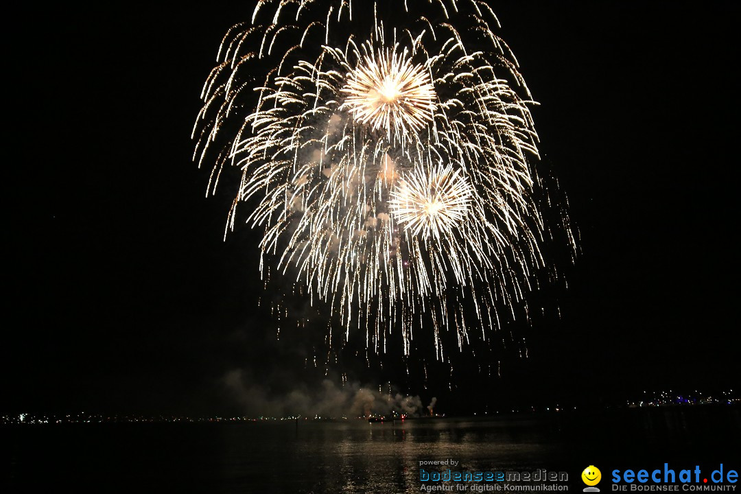 SEENACHTFEST mit Feuerwerk: Konstanz am Bodensee, 12.08.2017