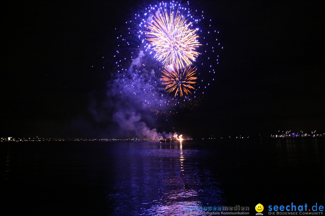 SEENACHTFEST mit Feuerwerk: Konstanz am Bodensee, 12.08.2017