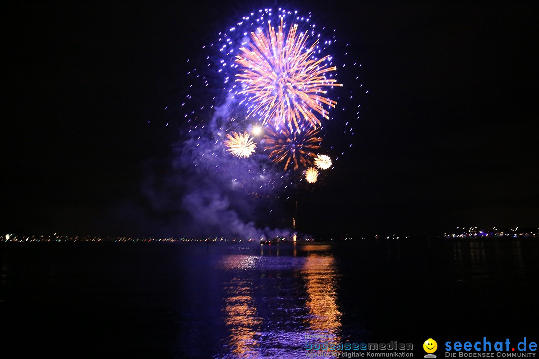 SEENACHTFEST mit Feuerwerk: Konstanz am Bodensee, 12.08.2017