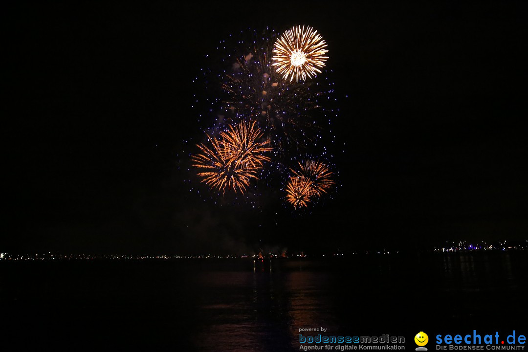 SEENACHTFEST mit Feuerwerk: Konstanz am Bodensee, 12.08.2017