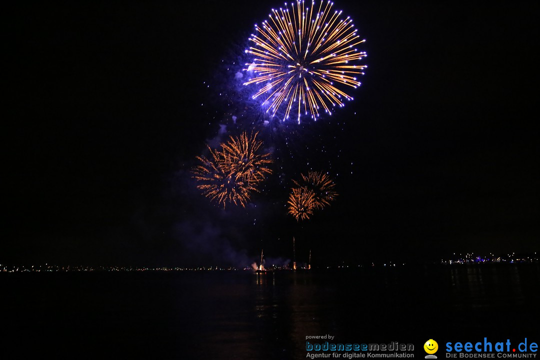 SEENACHTFEST mit Feuerwerk: Konstanz am Bodensee, 12.08.2017