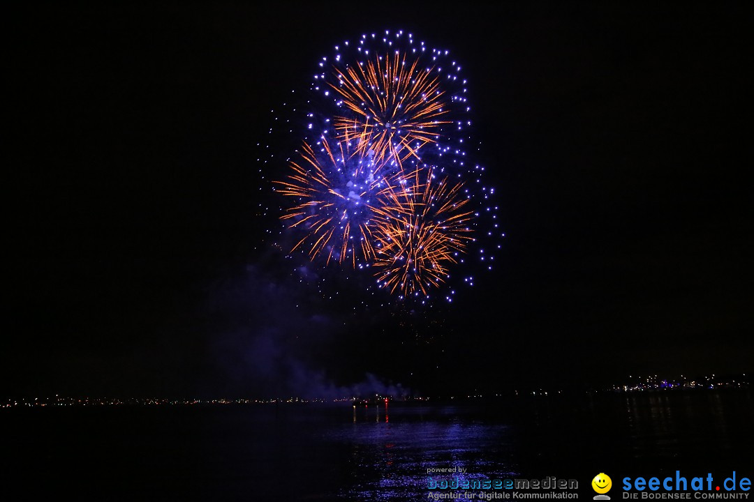 SEENACHTFEST mit Feuerwerk: Konstanz am Bodensee, 12.08.2017