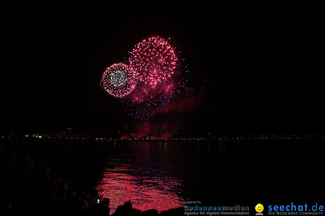 SEENACHTFEST mit Feuerwerk: Konstanz am Bodensee, 12.08.2017