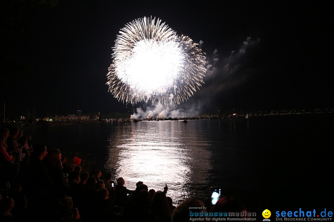 SEENACHTFEST mit Feuerwerk: Konstanz am Bodensee, 12.08.2017