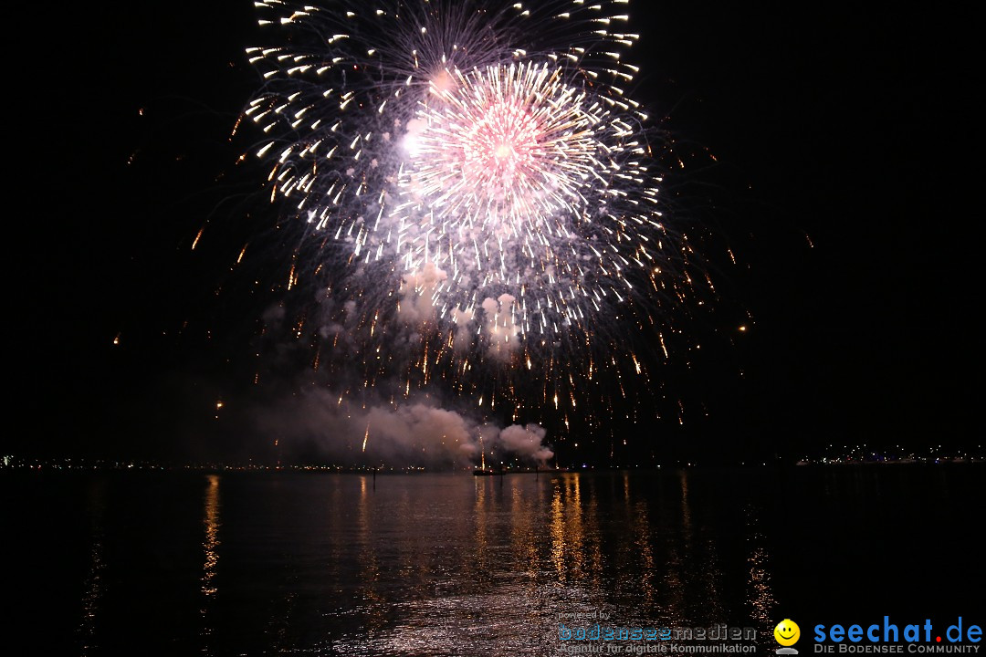 SEENACHTFEST mit Feuerwerk: Konstanz am Bodensee, 12.08.2017