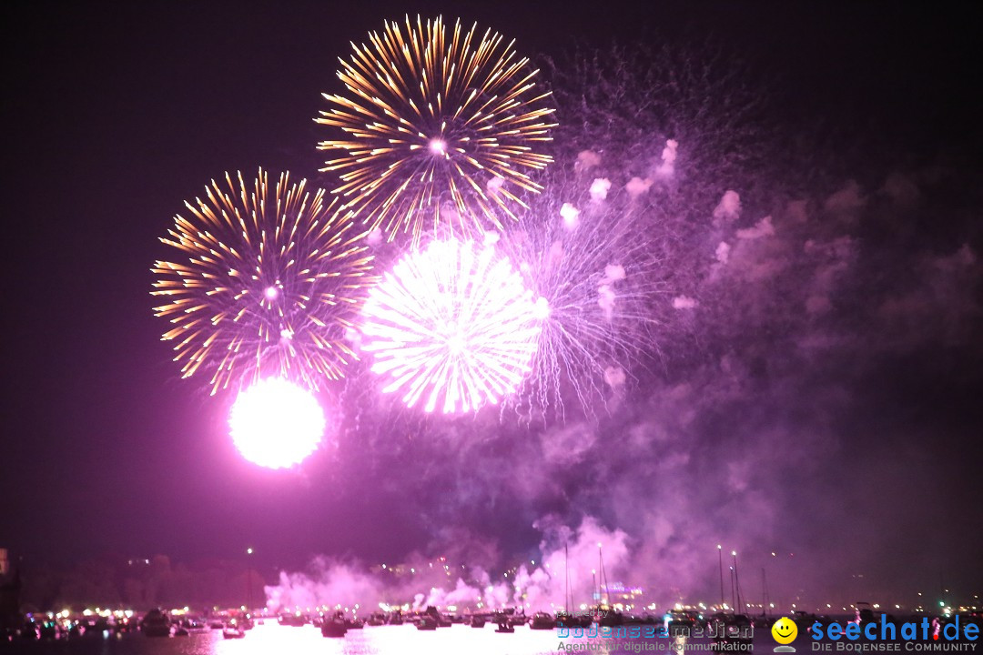 SEENACHTFEST mit Feuerwerk: Konstanz am Bodensee, 12.08.2017