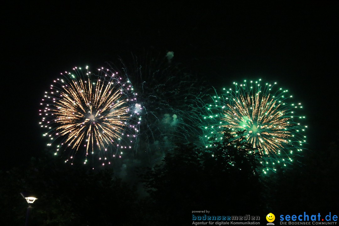 SEENACHTFEST mit Feuerwerk: Konstanz am Bodensee, 12.08.2017