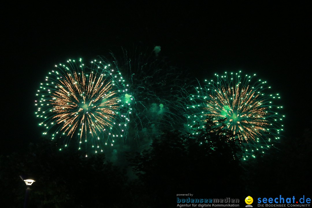 SEENACHTFEST mit Feuerwerk: Konstanz am Bodensee, 12.08.2017