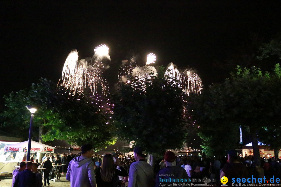 SEENACHTFEST mit Feuerwerk: Konstanz am Bodensee, 12.08.2017