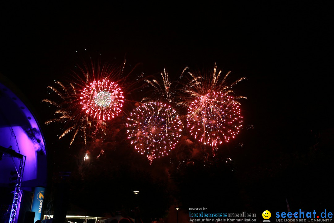 SEENACHTFEST mit Feuerwerk: Konstanz am Bodensee, 12.08.2017