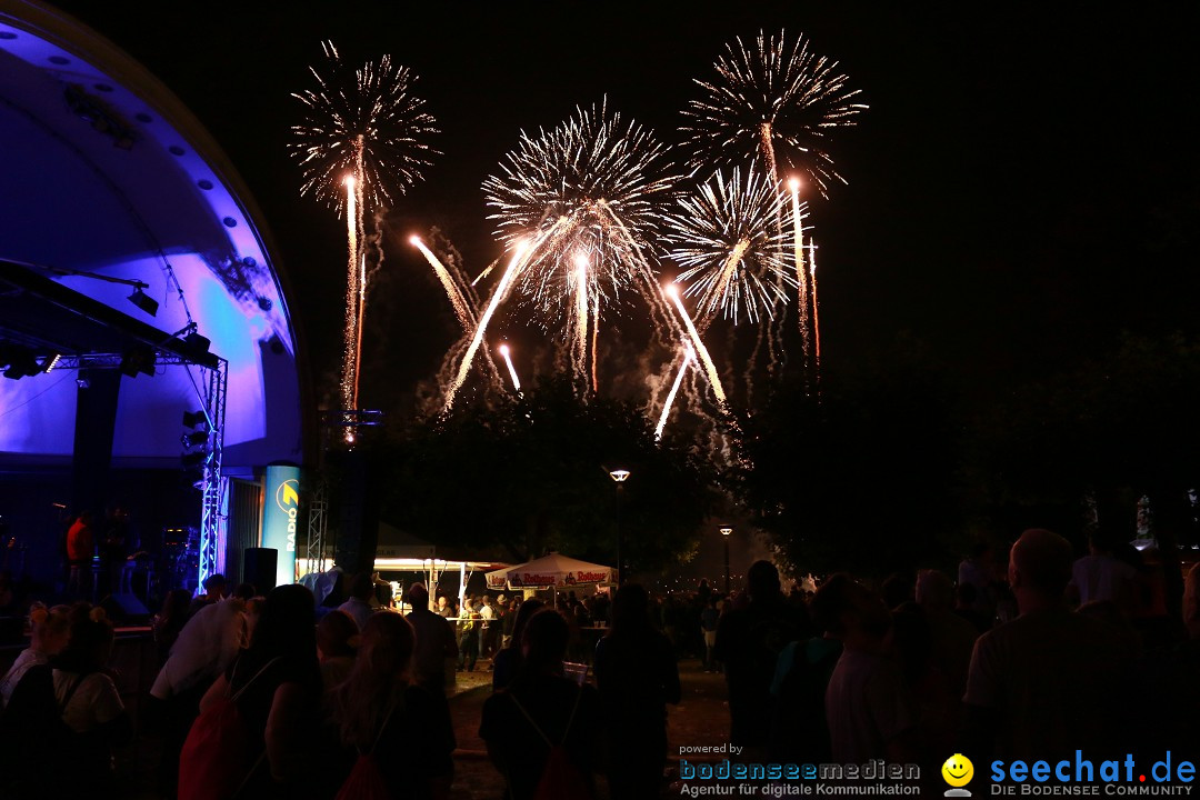 SEENACHTFEST mit Feuerwerk: Konstanz am Bodensee, 12.08.2017