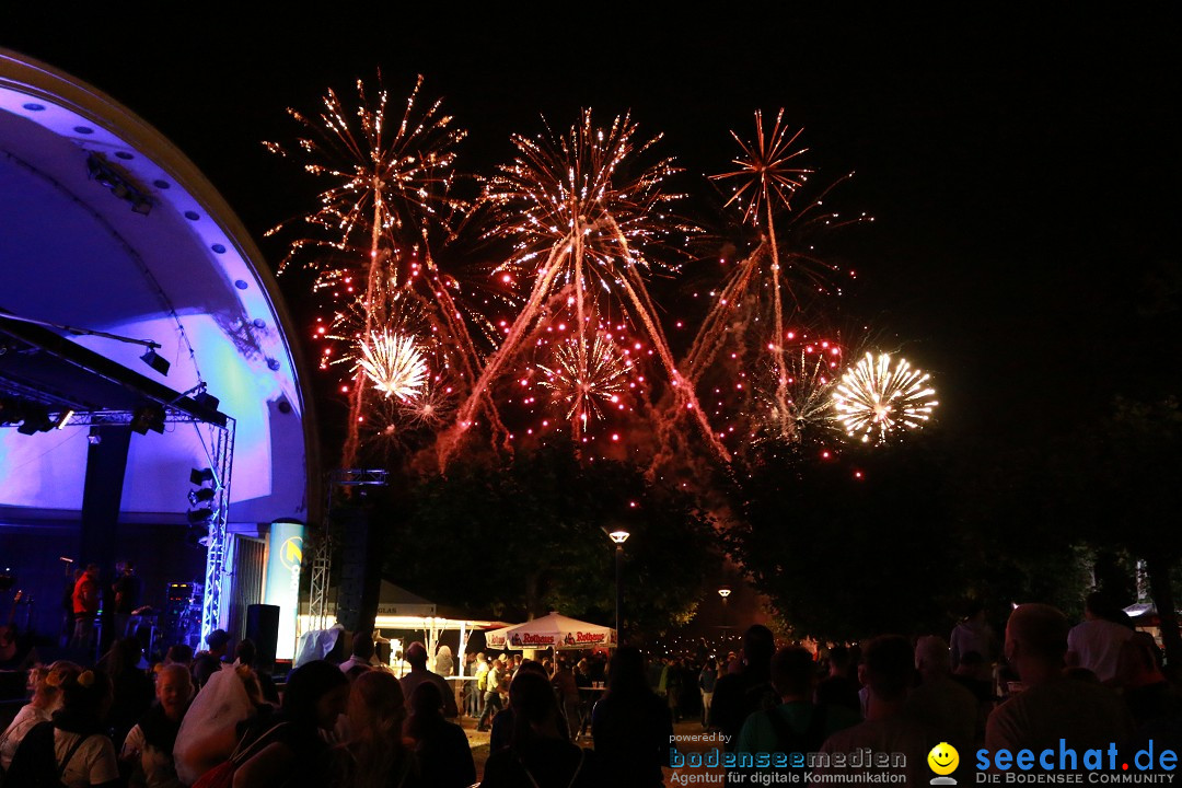 SEENACHTFEST mit Feuerwerk: Konstanz am Bodensee, 12.08.2017