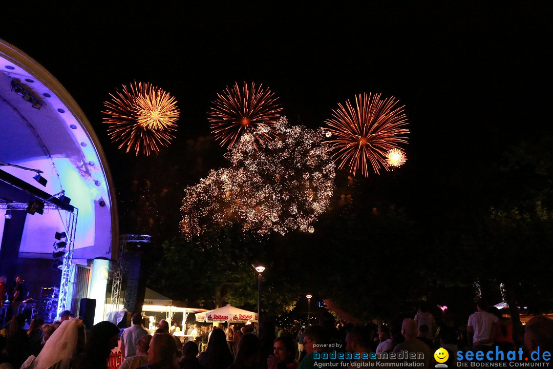 SEENACHTFEST mit Feuerwerk: Konstanz am Bodensee, 12.08.2017