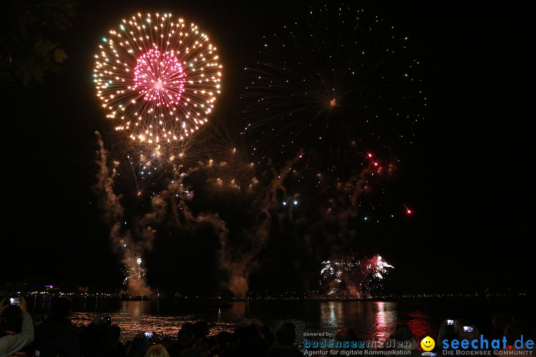 SEENACHTFEST mit Feuerwerk: Konstanz am Bodensee, 12.08.2017