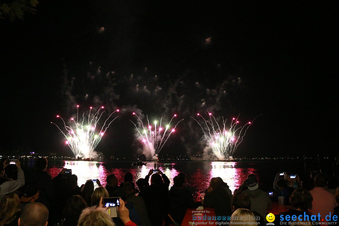 SEENACHTFEST mit Feuerwerk: Konstanz am Bodensee, 12.08.2017