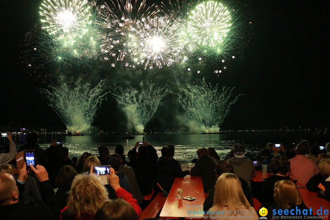 SEENACHTFEST mit Feuerwerk: Konstanz am Bodensee, 12.08.2017