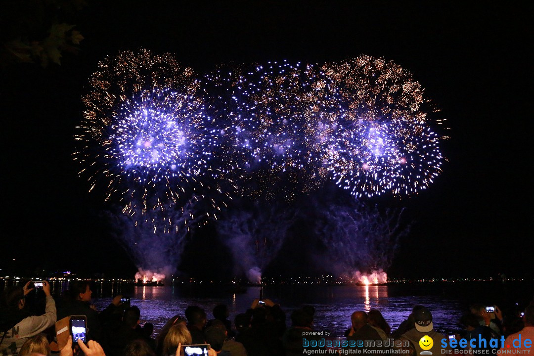 SEENACHTFEST mit Feuerwerk: Konstanz am Bodensee, 12.08.2017