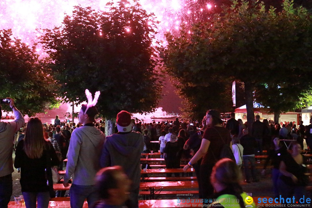 SEENACHTFEST mit Feuerwerk: Konstanz am Bodensee, 12.08.2017