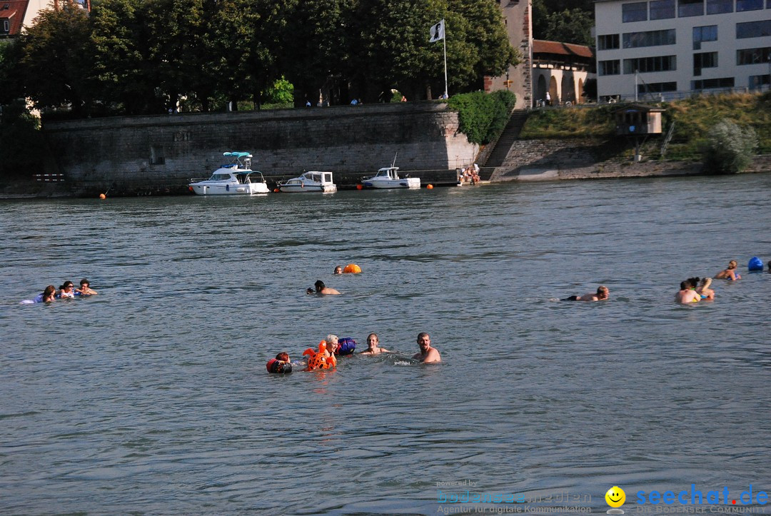 Rheinschwimmen: Basel, 15.08.2017