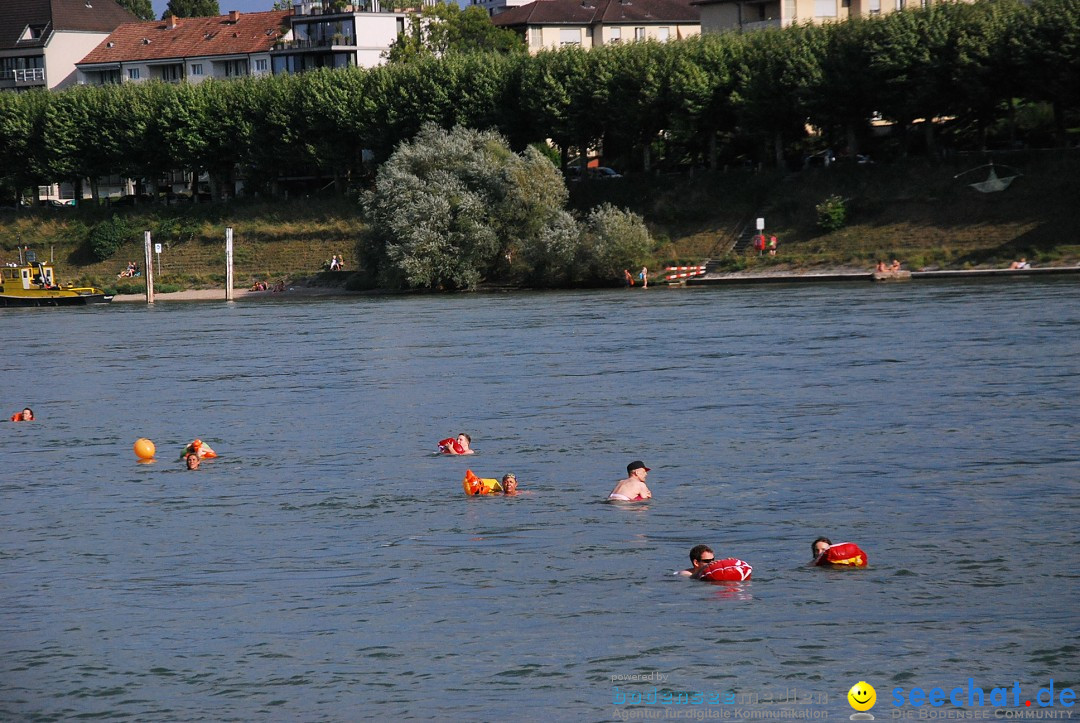 Rheinschwimmen: Basel, 15.08.2017