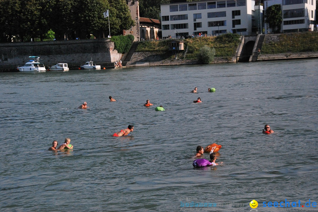 Rheinschwimmen: Basel, 15.08.2017