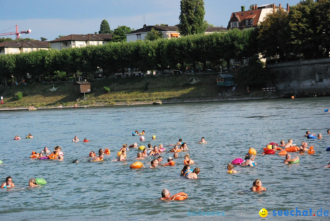 Rheinschwimmen: Basel, 15.08.2017