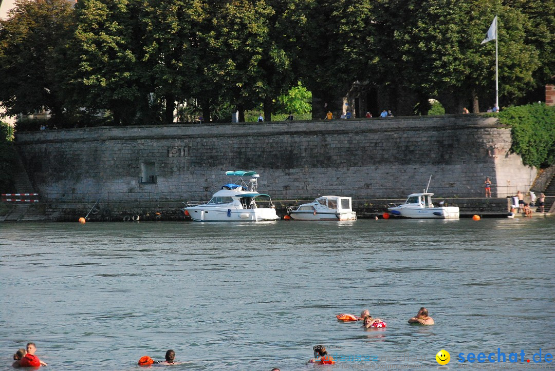 Rheinschwimmen: Basel, 15.08.2017