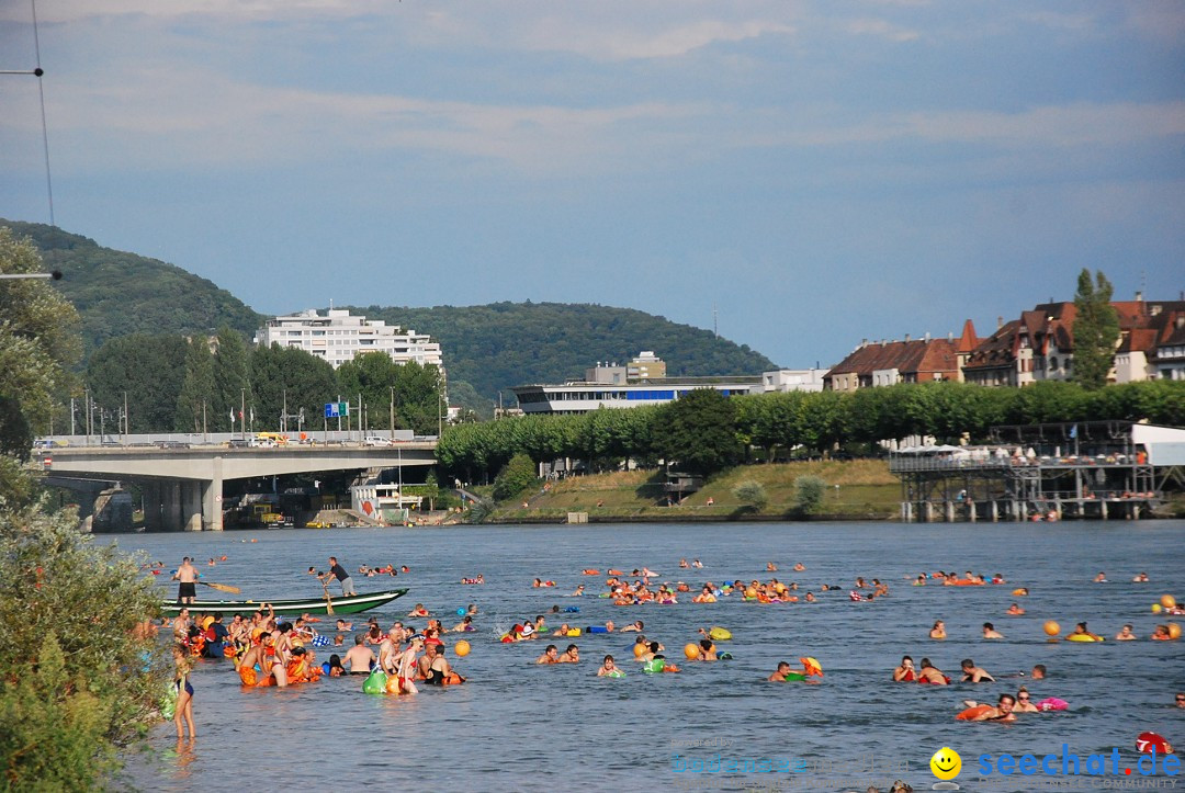 Rheinschwimmen: Basel, 15.08.2017