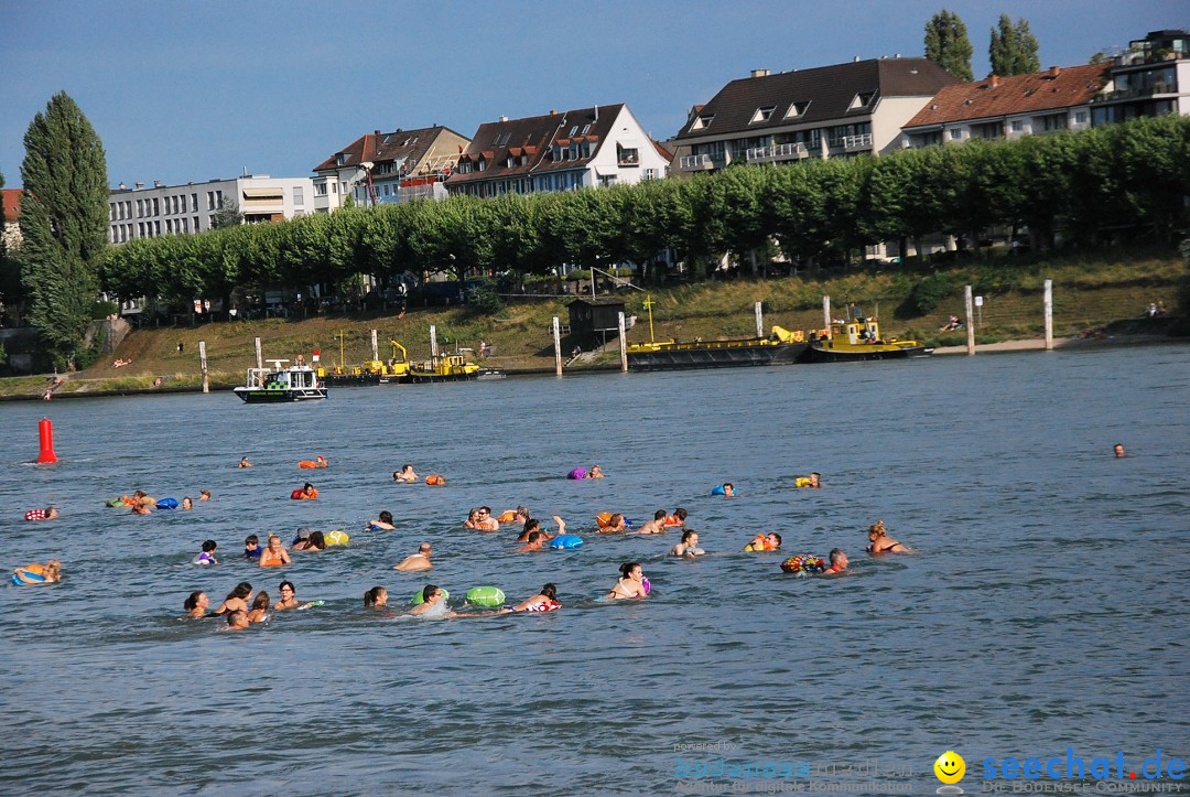 Rheinschwimmen: Basel, 15.08.2017