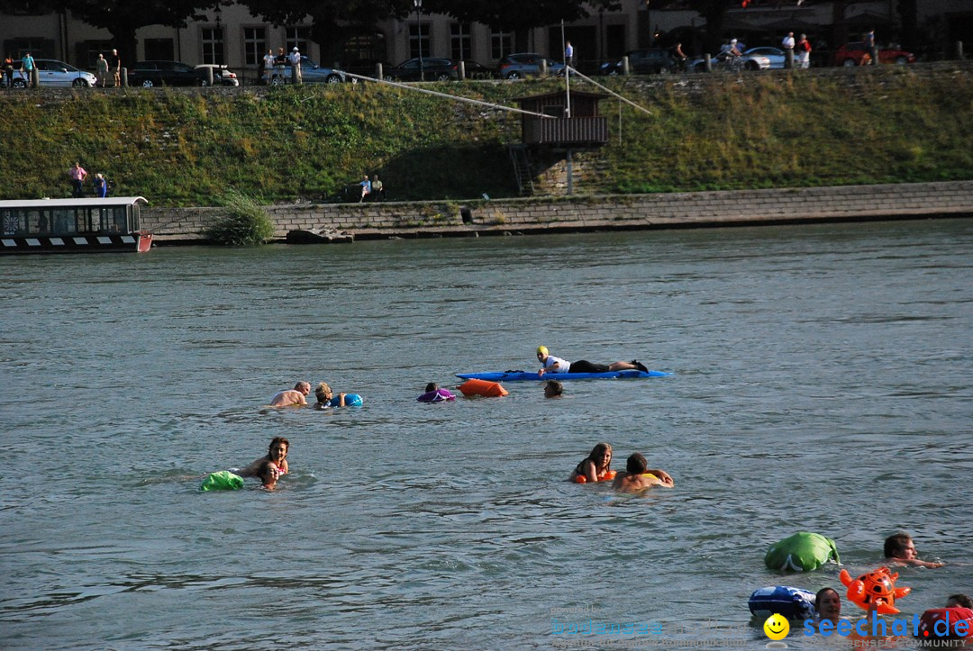 Rheinschwimmen: Basel, 15.08.2017