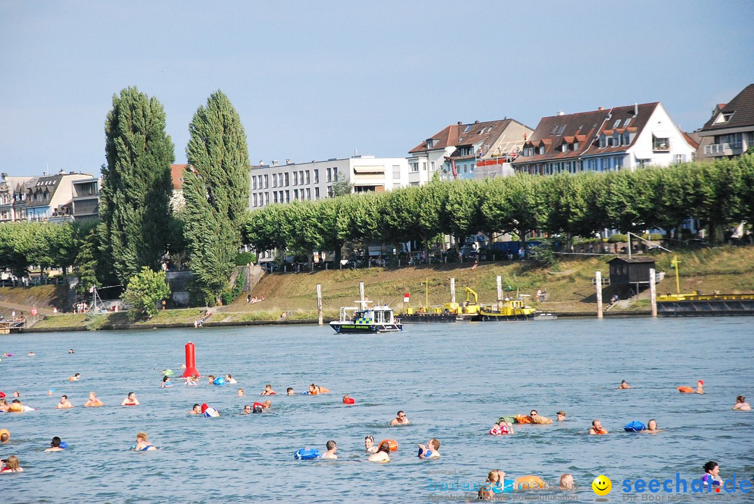 Rheinschwimmen: Basel, 15.08.2017