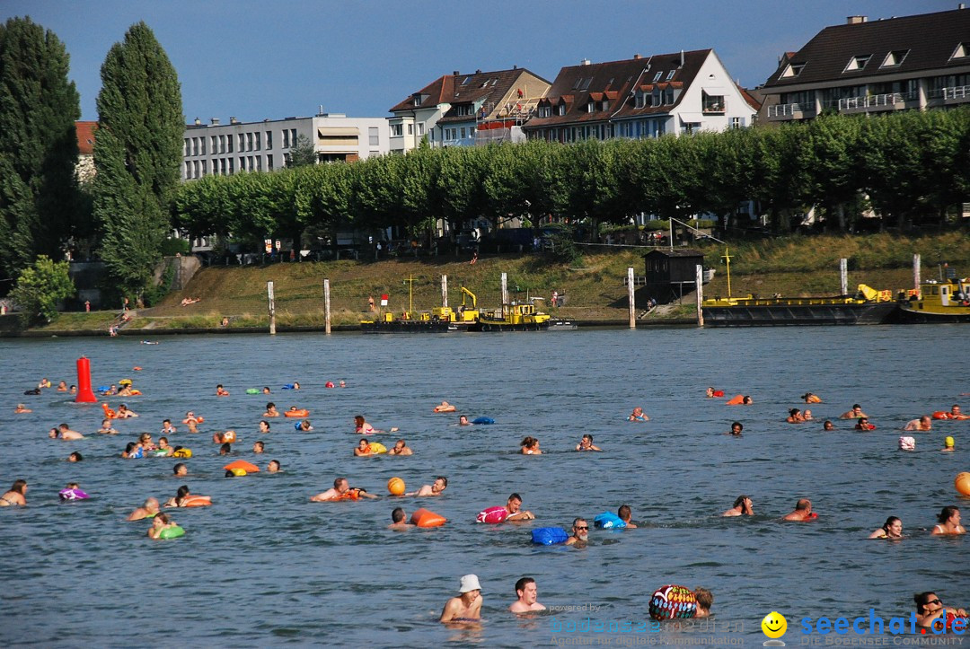 Rheinschwimmen: Basel, 15.08.2017