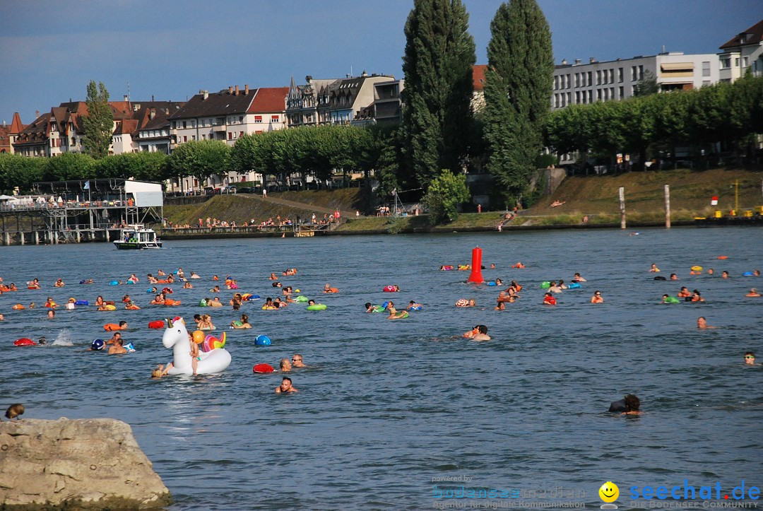 Rheinschwimmen: Basel, 15.08.2017