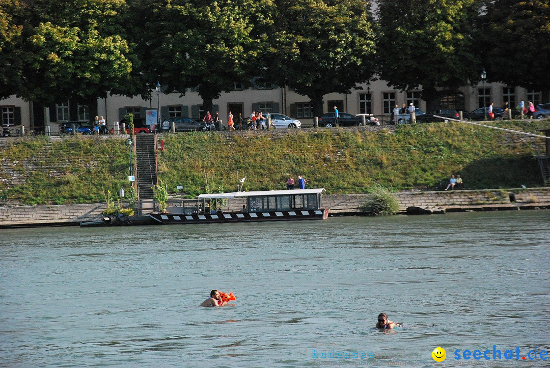 Rheinschwimmen: Basel, 15.08.2017