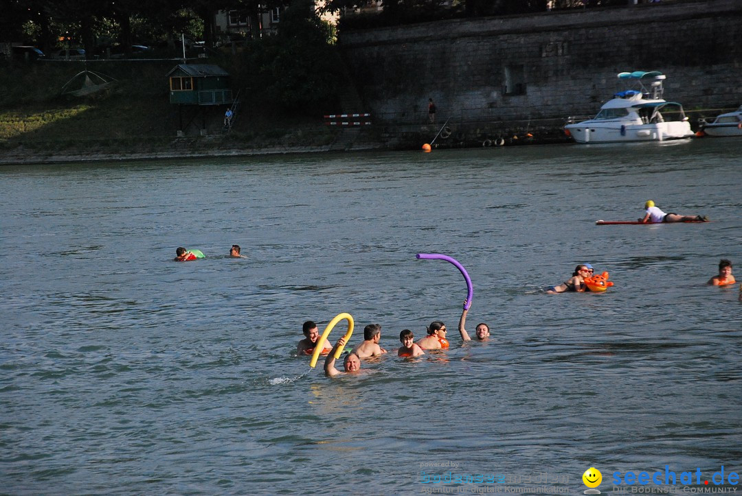 Rheinschwimmen: Basel, 15.08.2017