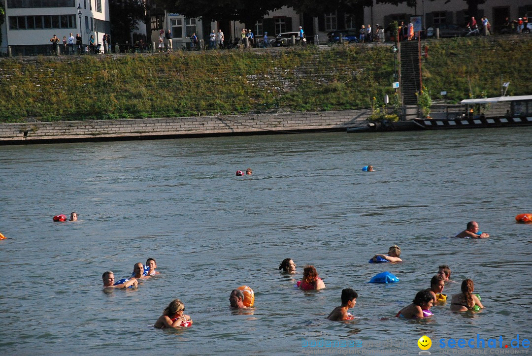 Rheinschwimmen: Basel, 15.08.2017