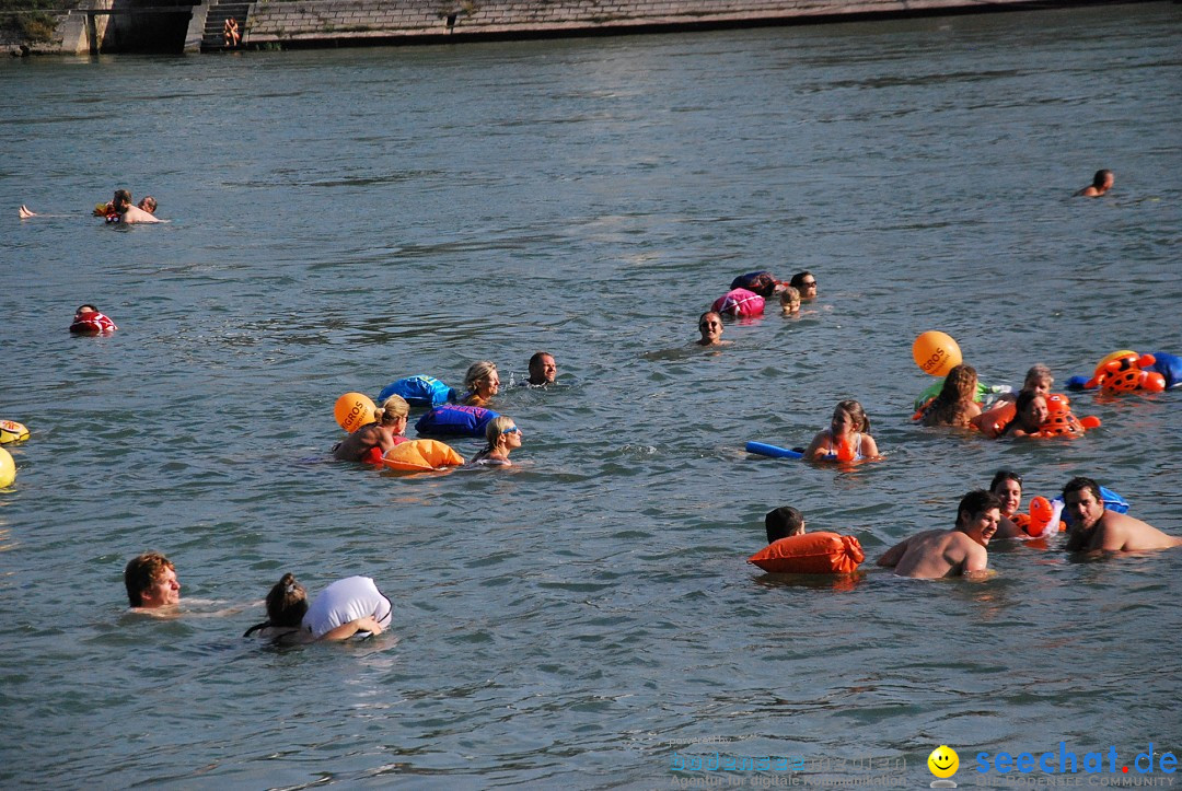 Rheinschwimmen: Basel, 15.08.2017