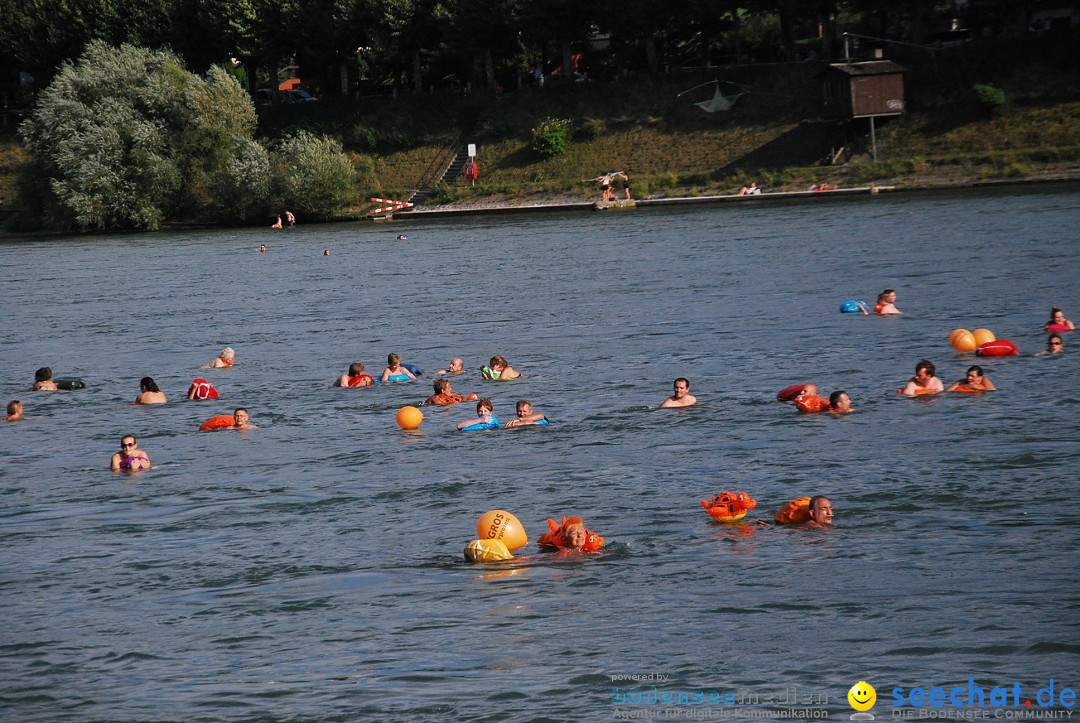 Rheinschwimmen: Basel, 15.08.2017