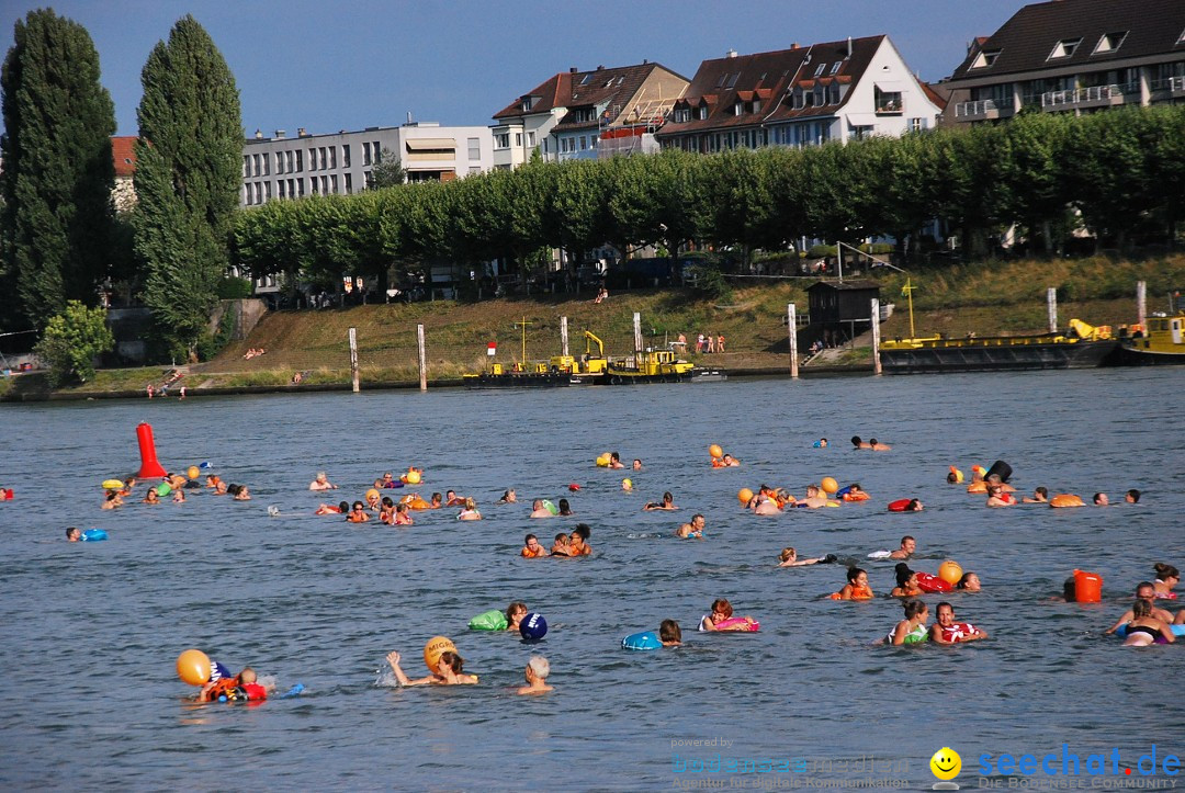 Rheinschwimmen: Basel, 15.08.2017