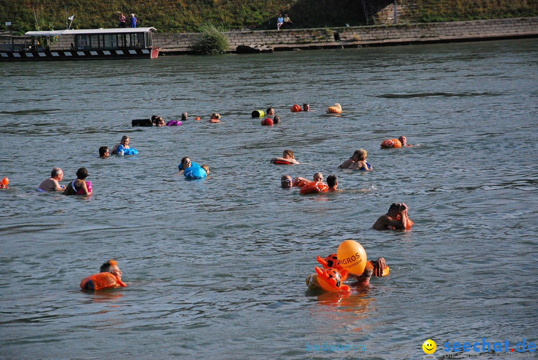 Rheinschwimmen: Basel, 15.08.2017