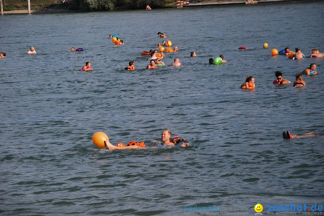 Rheinschwimmen: Basel, 15.08.2017