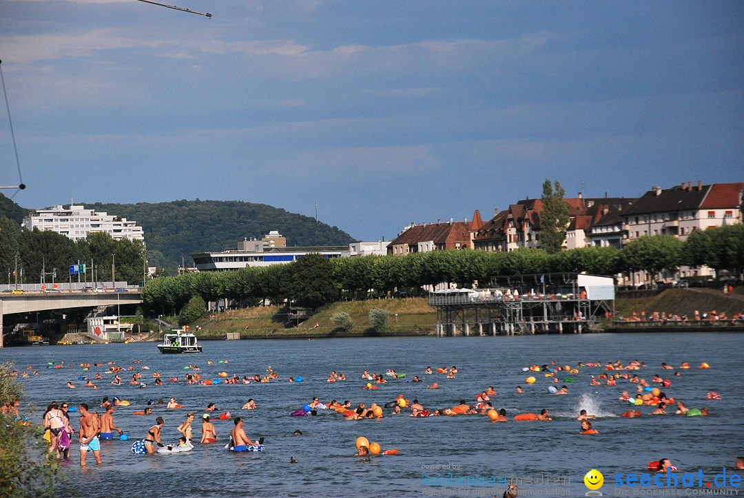 Rheinschwimmen: Basel, 15.08.2017